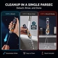 thumbnail image 5 of Star Wars New Hope Rechargeable Milk Frother with Stand by Select Brands – Vintage Design, Detachable Stainless Steel Whisk, USB-C Cordless Handheld Frother for Lattes, Cappuccinos and Matcha, 5 of 7