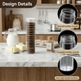 thumbnail image 4 of Storage Container Round Cookie Containers Cookie Storage Plastic Cracker Keeper Transparent with Lid Airtight Spaghetti Clear Cylinder CookieHolder FoodStorage, 4 of 7