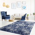 thumbnail image 5 of Sofia Blue Ivory Vintage Area Rug, 5 of 5