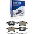 thumbnail image 5 of Detroit Axle - 10pc Brake Kit for 2013-2016 Ford Fusion Lincoln MKZ, Disc Brakes Rotors Ceramic Brake Pads with Hardware 2014 2015 : 11.81" inch Front and 11.89" inch Rear Rotor, 5 of 7
