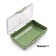 thumbnail image 7 of Buckle Closure Clear Cover Lightweight Fishing Tackle Box 1-8 Compartments Fishing Lure Box Fishing Supplies, 7 of 7