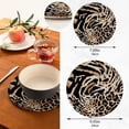 thumbnail image 2 of SKYSONIC Leopard Zebra Tiger Skin Pot Holders Trivets, 2 Pcs Heat Resistant Trivets,Animal Print Cotton Thread Weave Mats for Hot Pads Pans Pot Bowl Teapot for Kitchen Decor, 2 of 7