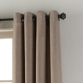 thumbnail image 3 of Lanco Alana Window Curtain Panel Grommet , Brown, 2" Header Size, Room Darkening, 54 x 84", 100% Polyester, 3 of 5