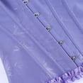 thumbnail image 5 of Grebrafan Bustier Corset Renaissance pour Femmes Bleu Violet 2TG, 5 of 5