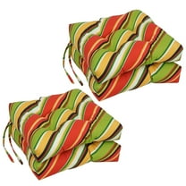 Blazing Needles 16-inch Spun Polyester Outdoor Square Tufted Chair Cushion