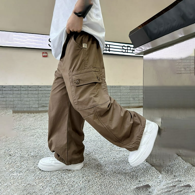 Boy Cargo Pants 16-18 Baggy Pants for Boys Boys Cargo Joggers