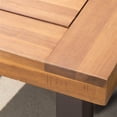 thumbnail image 5 of 7-Pc Outdoor Wooden Rectangular Dining Set, 5 of 6
