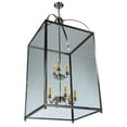 thumbnail image 4 of Meyda 141629 24 in. Square Pavilion Brushed Nickel Pendant, Brushed Nickel, 4 of 7