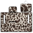 thumbnail image 5 of Whosucclay Giraffe Print Cover Club Car Seat Cover Protector, Golf Cart Accessories 4 Storage Pockets Nonskid Bottom Golf Cart Seat Towel for Seat Covers EZGO, 5 of 9