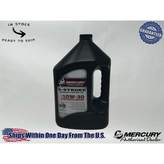 Mercury Genuine OEM Authentic 10w30 Synthetic Oil 8M0142151