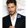 thumbnail image 6 of Vittorio Vico Mens Formal Two-Tone Flower Lapel Pin: Flower Pin Suit Accessories Pins for Suit or Tuxedo, 6 of 7