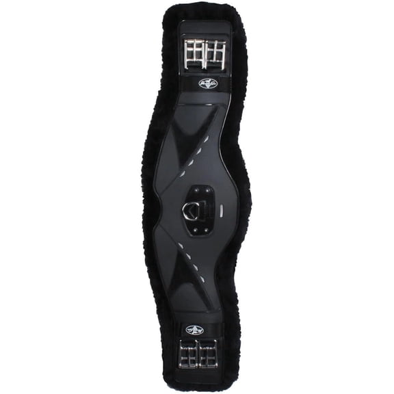 Professional's Choice Sports Medicine Products, Inc. Contoured Dressage Fleece Girth Black 26