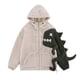 thumbnail image 2 of Sudadera con capucha de invierno 2024, nueva sudadera con capucha de felpa de lana de cordero, sudadera con capucha creativa divertida de dinosaurio animado, sudadera con capucha cálida para exteriore, 2 of 4