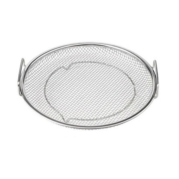 Yhmxh Utensilios de cocina Colador de acero inoxidable con diseño de mango extendido, filtro para suministros domésticos, colador, cestas para freír, cesta para freír Muebles para cocina