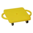 thumbnail image 1 of Tablero de scooter con manijas de la plaza de coordinación de scooter con ruedas para niños Educación física para el patio trasero del gimnasio Inicio Amarillo, 1 of 8
