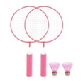 thumbnail image 1 of Maoww 1 Pair Kids Badminton Racket Indoor Outdoor Sport Game Training Fitness Toy Sport Equipment Pink, 1 of 5