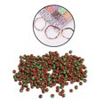 thumbnail image 4 of 280 Piezas de Sueltas de , Espaciadoras para DIY, Collares, Pulseras, Hallazgos de Joyería, Fabricación de Manualidades, 4 Verde rojo Sunnimix cuentas para hacer joyas, 4 of 8