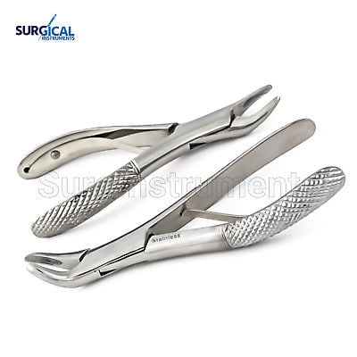 Set of Dental Extracting Forceps # 150AS & 151AS Surgical Extraction Instruments