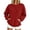 Red-Hvyesh sweatshirts for women, variant on Hvyesh Crew Neck Sweashirt for Women Long Sleeve Corduroy Pullover Casual Solid Color Sports Sweashirts