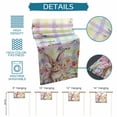 thumbnail image 6 of Colorful Easter Table Runner 60 Inches, Sprng Watercolor Bunny Tulip Flower Plaid Bed Runner Dresser Scarves Tabletop for Indoor Outdoor Parties/Ceremony/Banquet, 13" x 60", 6 of 8