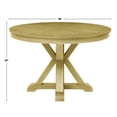 thumbnail image 2 of Steve Silver Rylie Dining Table, Natural Finish, 2 of 9