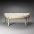 thumbnail image 1 of Beaumont Lane Banc de Demi-Lune Gris, 1 of 2