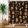 thumbnail image 5 of Tchckioa Black Forest Animal 36x72 Inch Shower Curtain,Wet and dry separation Bath Curtain for Bathroom, 5 of 6