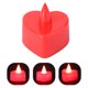 thumbnail image 5 of GOOHOCHY 12pcs LED Lámpara de vela electrónica en forma de corazón Luces de vela Tealight sin llama Decoración de fiesta romántica (Concha roja, Luz roja, Sin parpadeo), 5 of 7