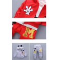 thumbnail image 4 of New Children Girls Boys Fashion Clothing Sets Autumn Winter 3 Piece Suit Hooded Coat Clothes Baby Cotton Tracksuits, 4 of 5