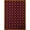 Burgundy, variant on Joy Carpets Any Day Matinee Walk of Fame 7'8" x 10'9" Area Rug in Color Burgundy