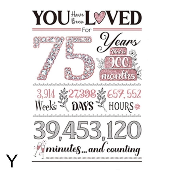 Carte d'Anniversaire Cadeaux d'Anniversaire 75 Ans, Carte à Gratter Anniversaire, Carte d'Anniversaire pour Filles, Carte, Grand-Dame d'Anniversaire