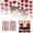 E, variant on Valentine’s Day Heart Shaped Garland Ribbon Decoration Hanging Rope String Wall Party Supplies for Event