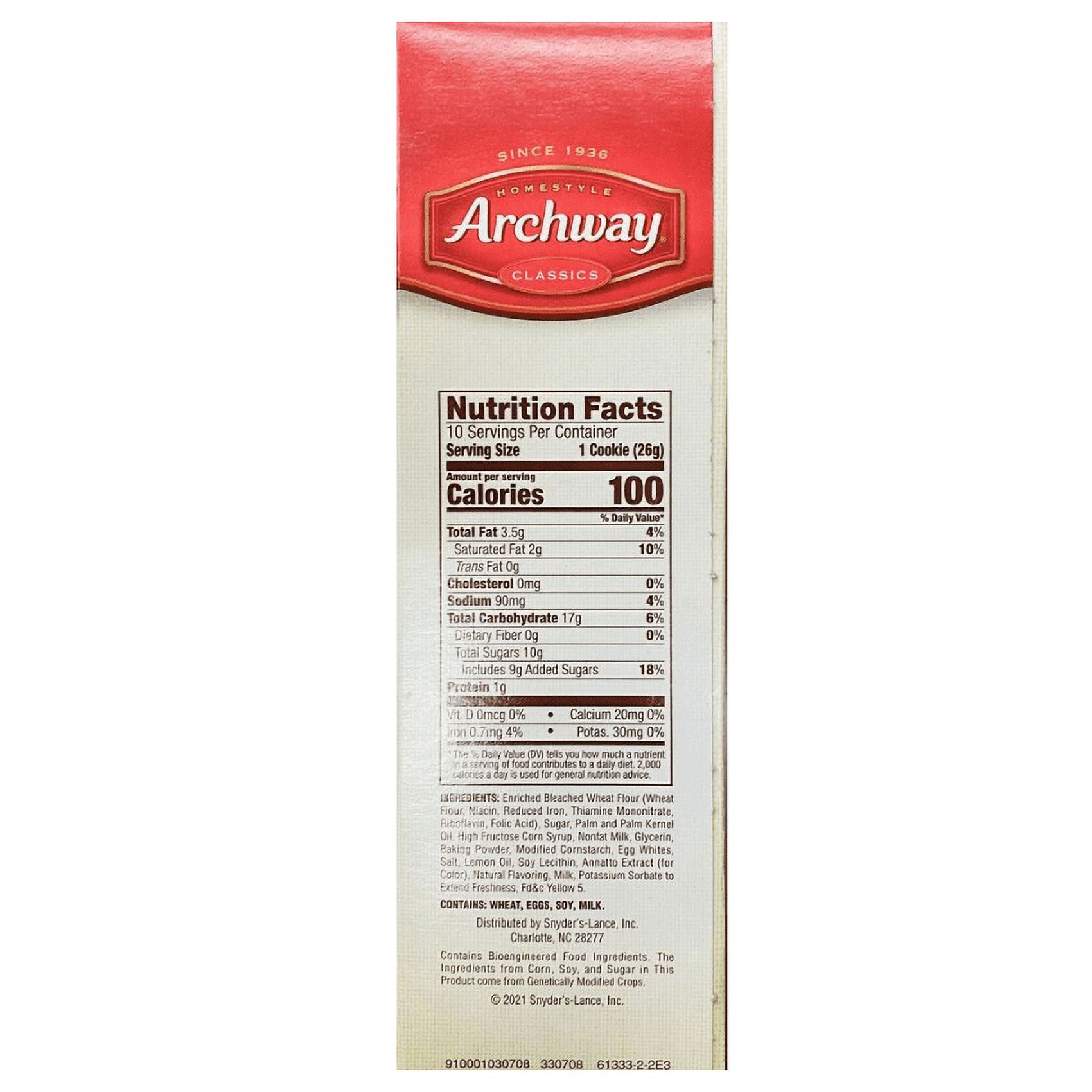 4x Archway Homestyle Classics Soft Frosty Lemon Cookies 9.25 Oz - 4 BOXES BULK