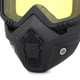 thumbnail image 3 of Casco para montar al aire libre, casco para motocicleta con gafas para motocicleta, casco, gafas para montar, estética elegante, 3 of 5