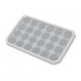 thumbnail image 4 of 24 Grids DIY Silicone Ice Tray Freeze Pudding Mold Chocolate Mould Baking with Lid Gray, 4 of 9
