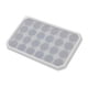 thumbnail image 4 of 24 rejillas DIY bandeja de hielo de silicona molde de pudín congelado molde de chocolate para hornear con tapa gris, 4 of 5