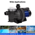 thumbnail image 7 of EastVita 1.6HP In/Above Ground Single Speed Pool Pump, 1200W/115V, 6075GPH, High Flow, Powerful Self Primming Swimming Pool Pumps with Filter Basket, Low Noise, 7 of 7
