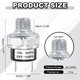 thumbnail image 2 of Interruptor de presión de aire Uxcell 90-120PSI tipo de montaje en tanque rosca 1/4NPT 12V-48V DC interruptor de presión de reemplazo para compresor de tanque de bocina de tren, 2 of 7