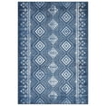 thumbnail image 7 of Geetinfly 9FT Area Rugs*12FT Area Rugs 9in*12in Large Rug Moroccan Diamond Rug Bohemian Tribal Rug Geometric Rug Living Room Bedroom Rug Non-Shedding Low Pile Floor Cover Blue Gray blue, 7 of 7