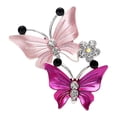 thumbnail image 2 of Bluethy Lovely Dual Butterfly Car Air Outlet Freshener Perfume Clip Aroma Diffuser Decor, 2 of 10