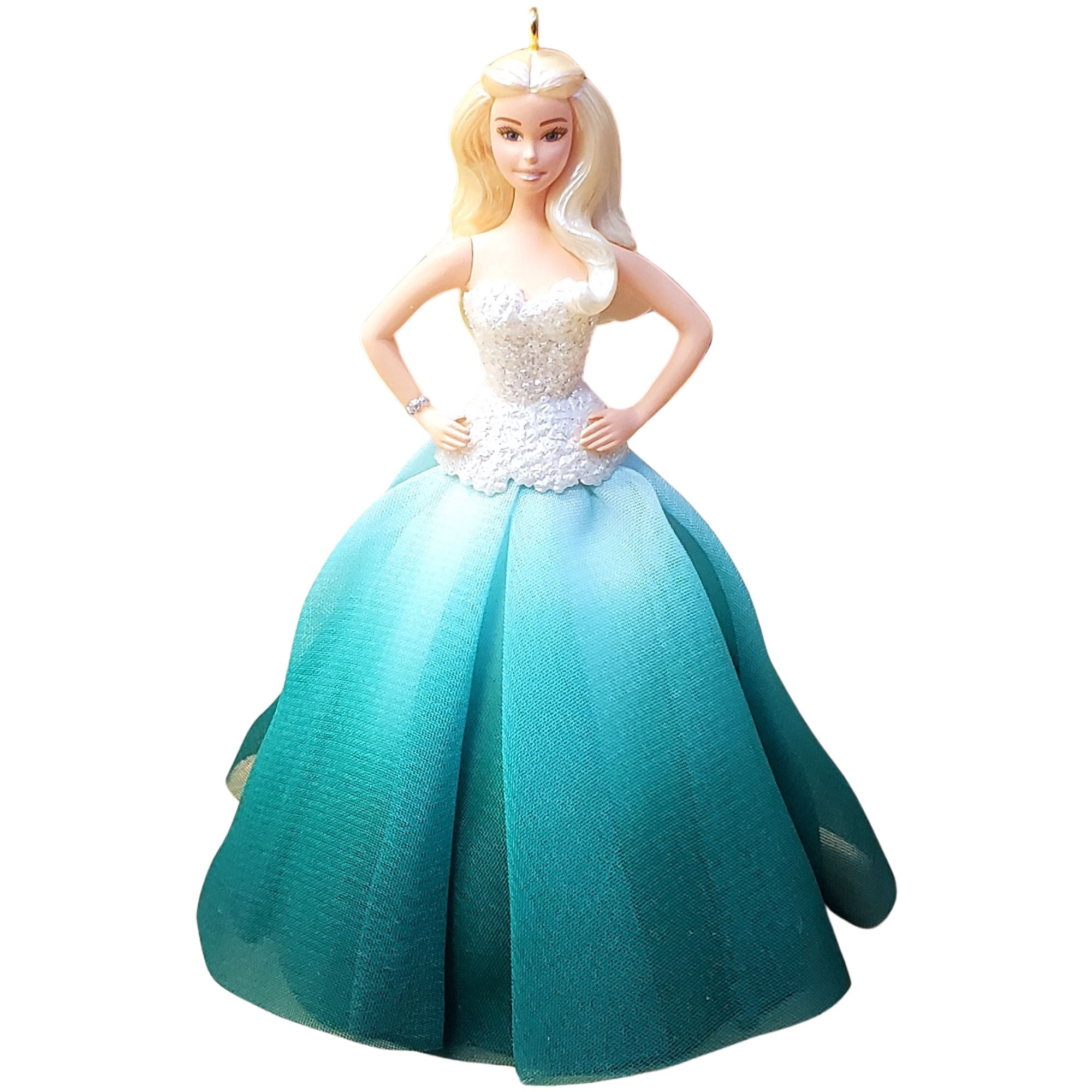 Holiday Barbie Ornament Inspired by the 2016 Holiday Doll Hallmark Keepsake Walmart
