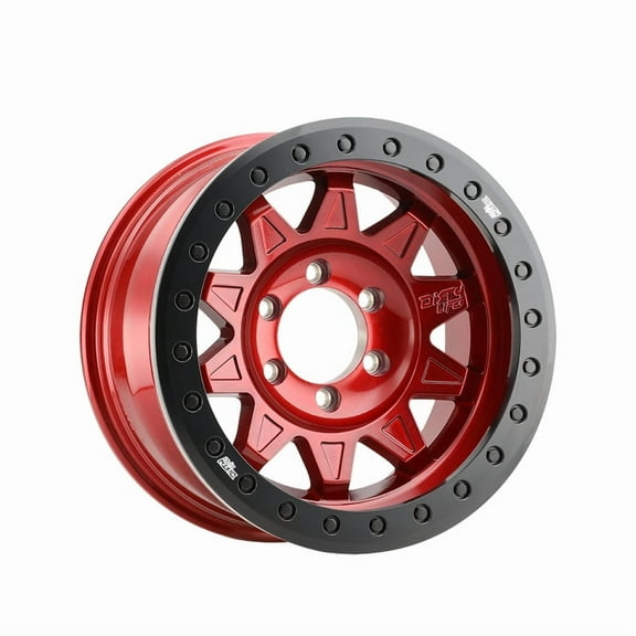 Dirty Life Roadkill Race-9302 17X9 5X127 -14Et 71.5Cb Crimson Candy Red Beadlock
