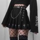 thumbnail image 1 of Minifalda gótica Harajuku para mujer, falda acampanada de estética académica oscura punk, vestido de club streetwear Y2K ZefeiWu 8390606361837, 1 of 1
