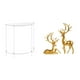 thumbnail image 1 of Mesa Auxiliar De Acrílico Para Espacios Pequeños Con Estatuas De Ciervos, Esculturas Decorativas, Mesa Auxiliar Decorativa, Mesita De Noche Delgada, Figuras De Ciervos De Resina Para Baño,, 1 of 8