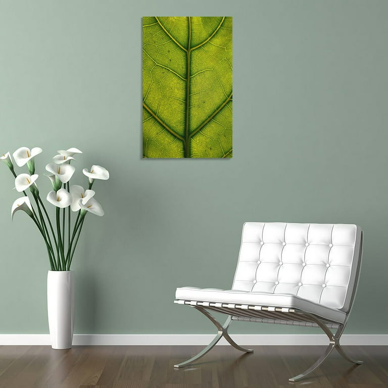 Veins of The Leaf Canvas Wall Art Decor, Artwork Modern Home Decor, Ready to Hang, Size: 20×30Inch