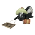 thumbnail image 2 of Hillbilly Skunk With Hat and Mead Cup Holding Funny Drunk Sign Shelf Sitter, 2 of 10