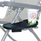 thumbnail image 3 of 1 portavasos ovalado para silla Zero Gravity, mesa inclinable lateral con clip, bandeja portavasos para tumbona Zero Gravity con ranura para teléfono celular, color negro, 3 of 5