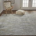 thumbnail image 4 of 5' X 8' Gray And Ivory Abstract Hand Woven Area Rug, 4 of 9