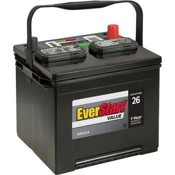 EverStart Value Lead  Automotive Battery, Group Size 26 (12 Volt / 525 CCA)