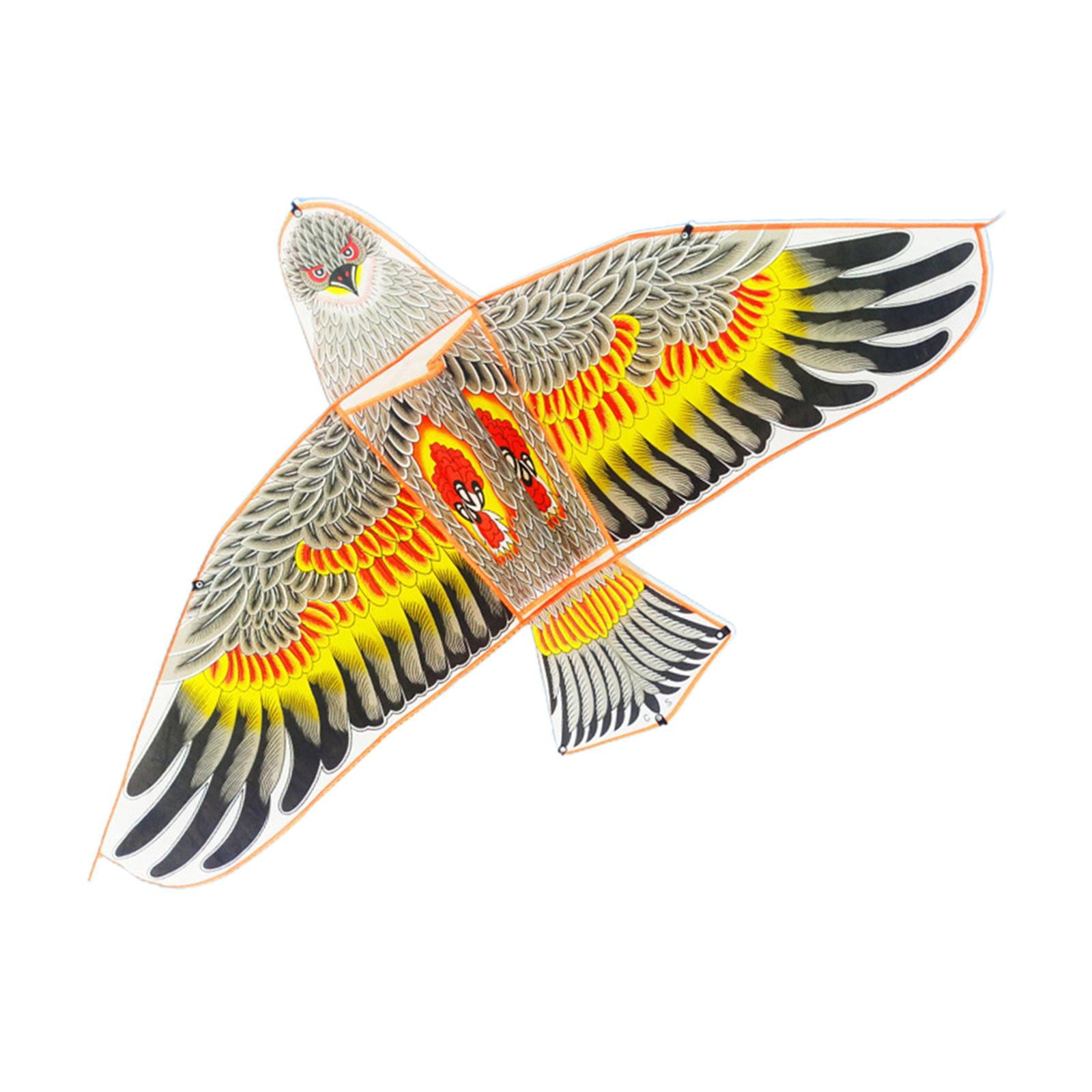 oshhnii Eagle Kite Animal Kite Beach Summer Single Line Kite With Yellow